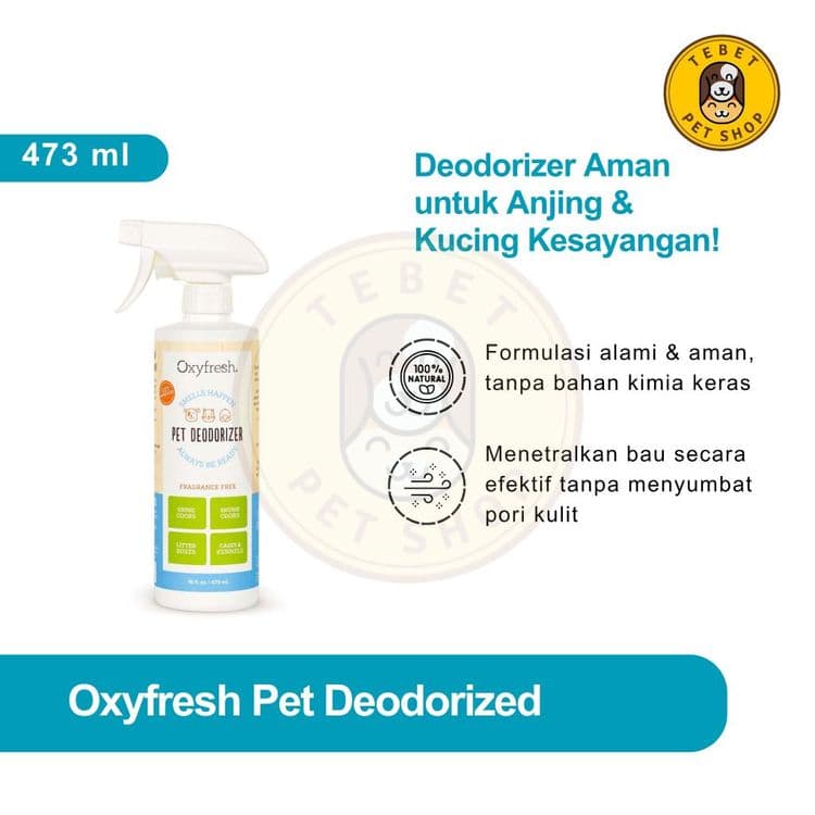 Image of Oxyfresh Pet Deodorizer Spray 473ml | Aman untuk Hewan Peliharaan