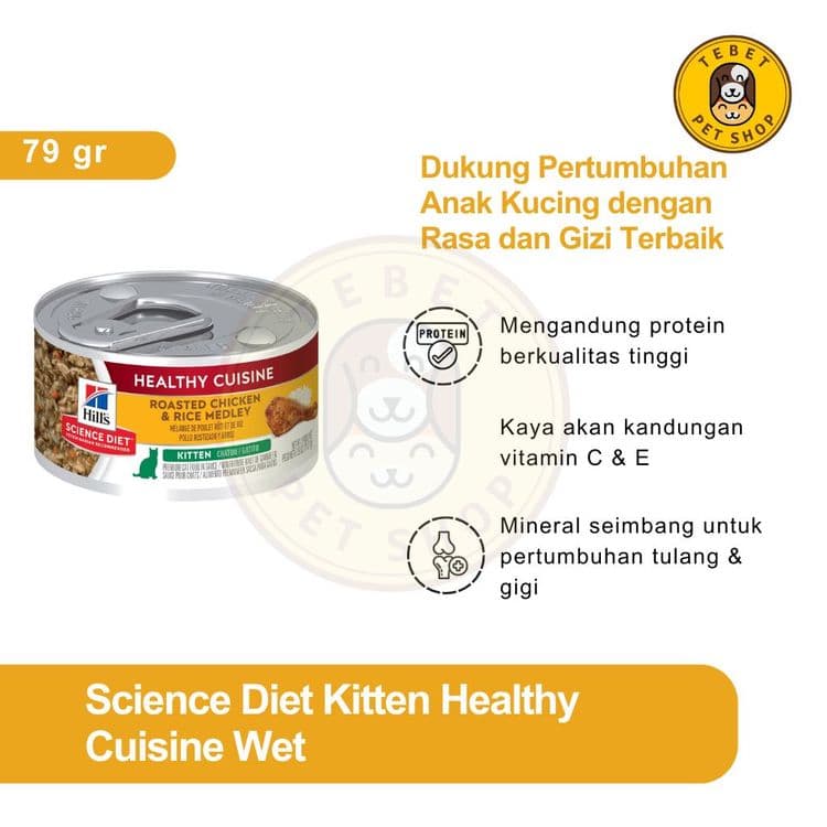 Image of Science Diet Healthy Cuisine Roasted Chicken & Rice Medley Kitten