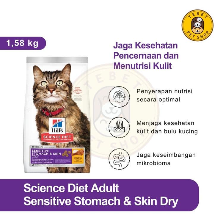 Image of Science Diet Sensitive Skin & Stomatch Adult Cat